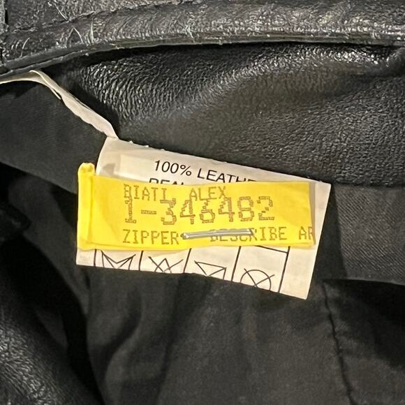 Vintage Genuine Leather Pants Size 4 - Picture 4 of 4